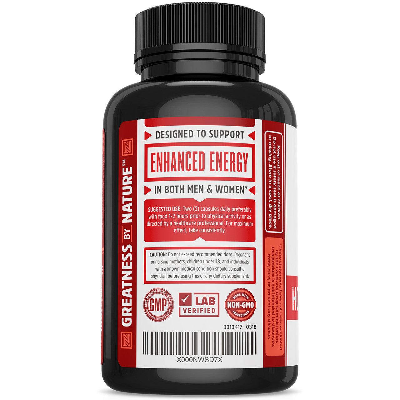 Zhou Horny Goat Weed Supplement – Herbal Energy & Stamina Support with Maca Root & Ginseng (60 Capsules)