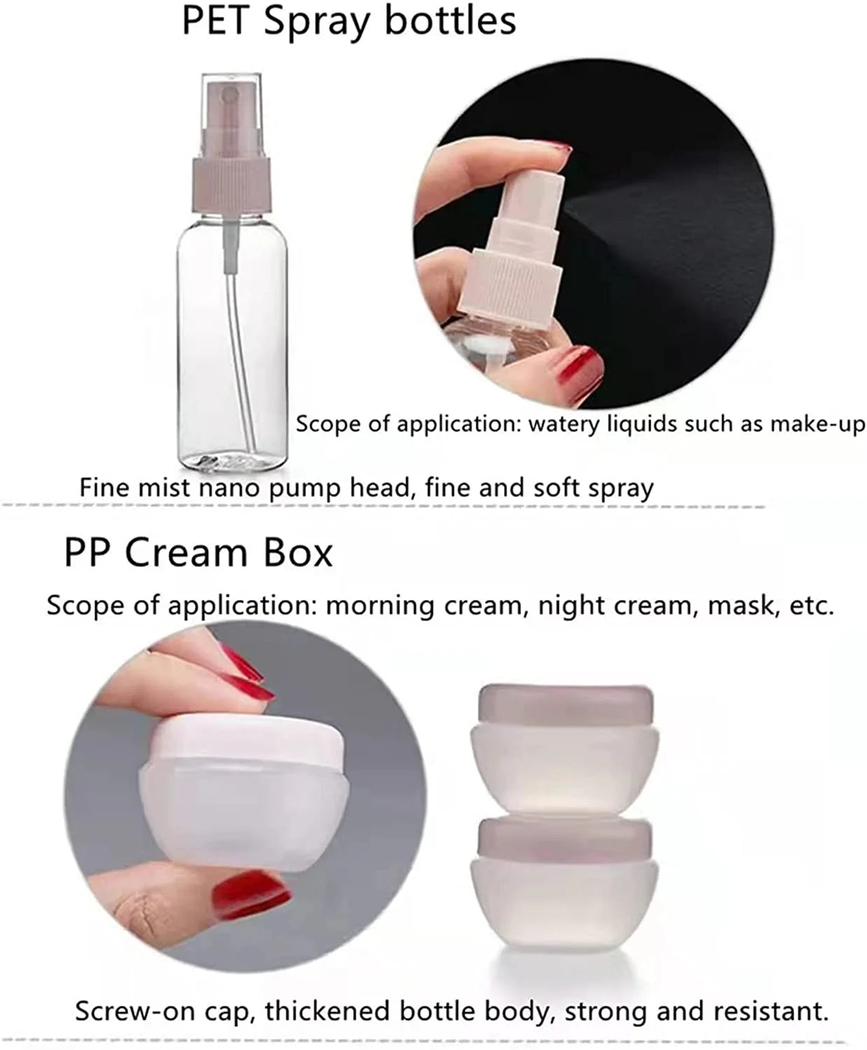 Somnr 11-Pack Travel Bottles Set – Leak-Proof Toiletry Containers for Shampoo & Liquids, Portable & Tsa-Approved