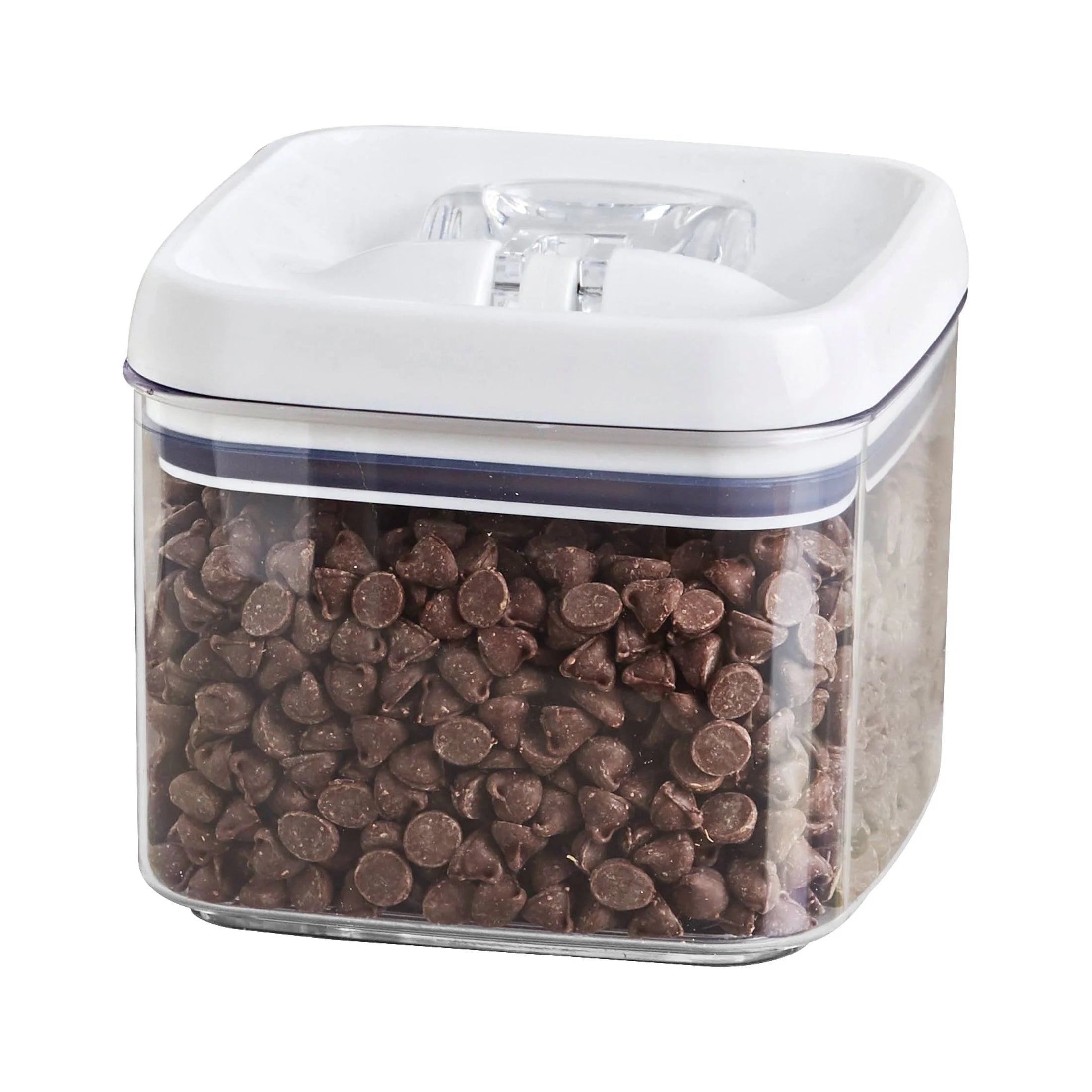 Better Homes & Gardens 6.2 Cup Flip-Tite Square Food Storage Container, Bpa-Free, Clear Container with Easy Open Lid