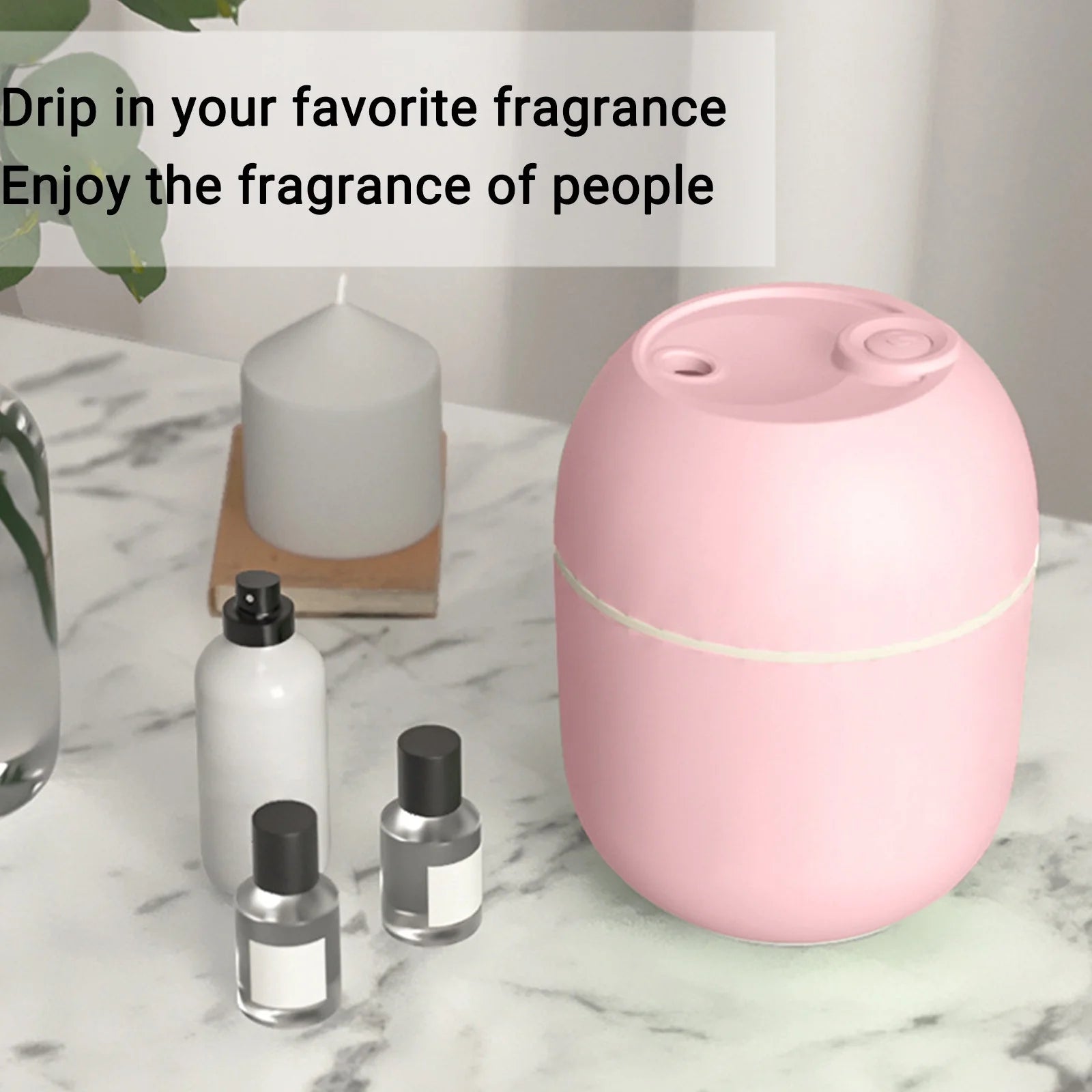 Vikakiooze 2023 Promotion on Sale, U Humidifier with Light ,Quiet Cool Mist Humidifier for Bedroom and Office ,Plants, Easy to Clean