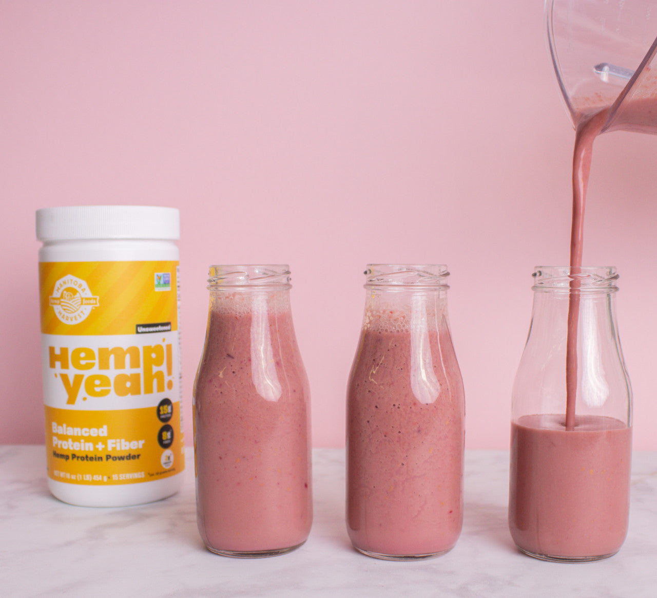 Manitoba Harvest Hemp Protein Powder (1×16 oz) | Plant-Based Protein + Fiber, Cold-Milled Hemp