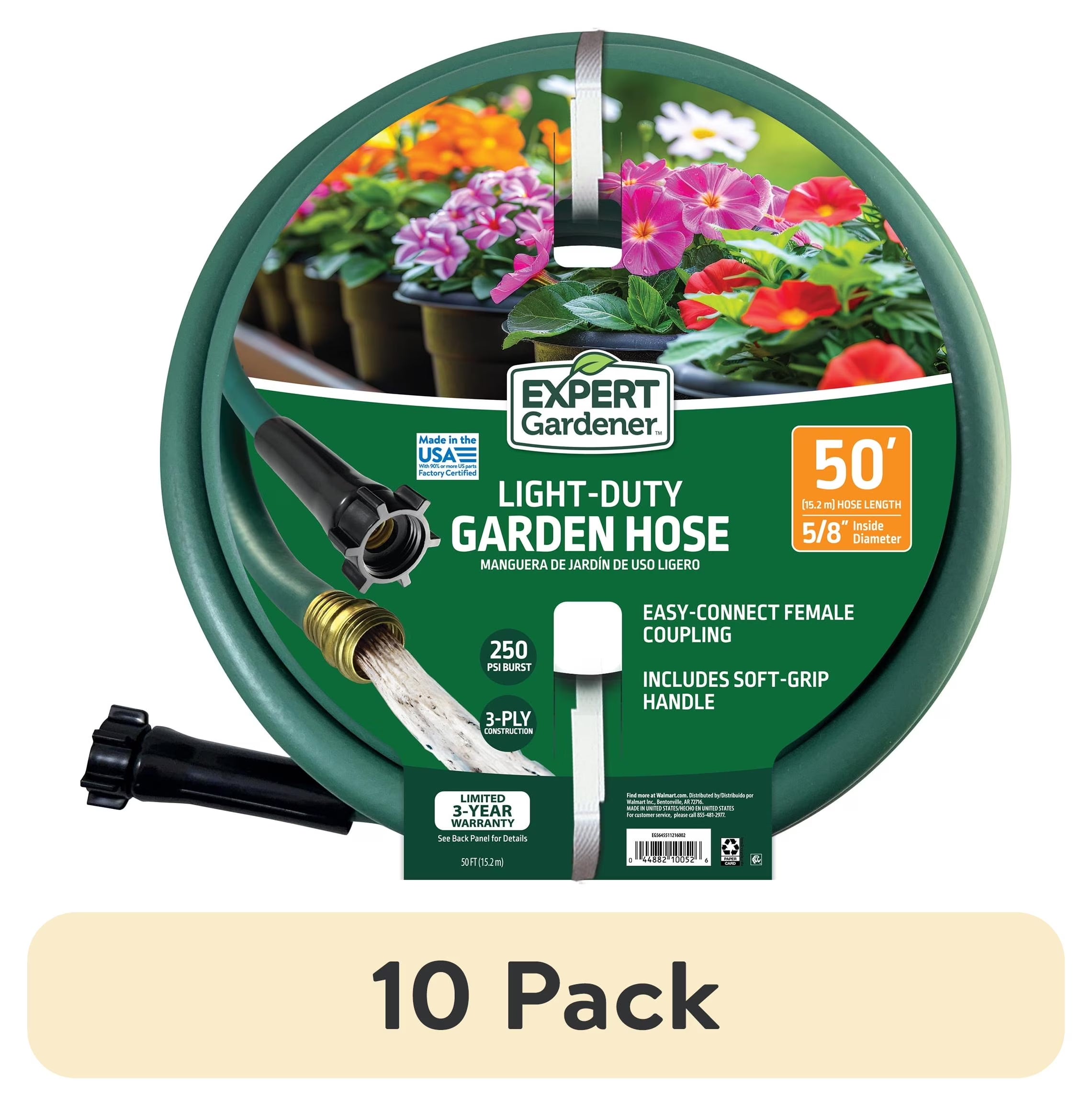 Expert Gardener 5/8-Inch X 25-Foot Light Duty Garden Hose