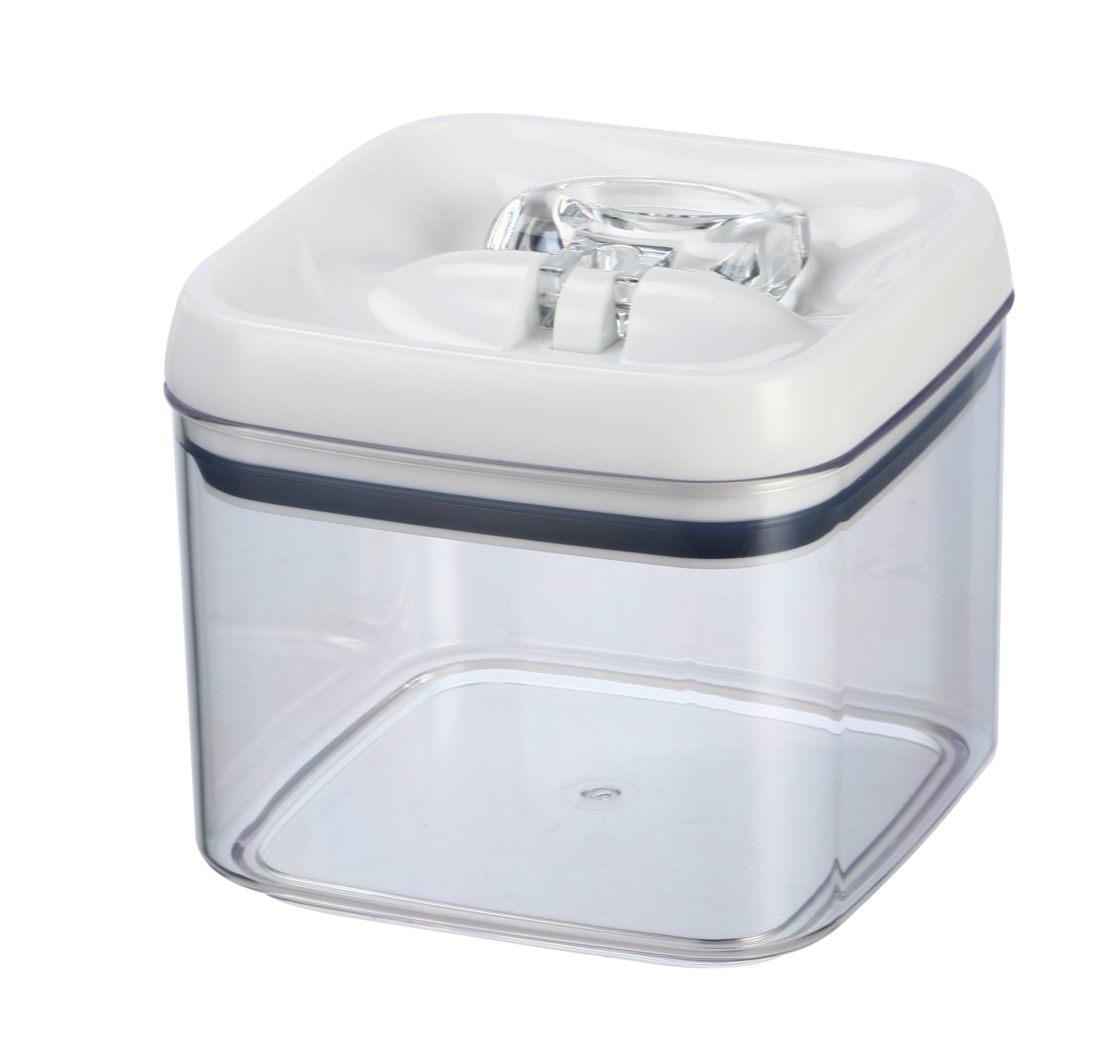Better Homes & Gardens 6.2 Cup Flip-Tite Square Food Storage Container, Bpa-Free, Clear Container with Easy Open Lid