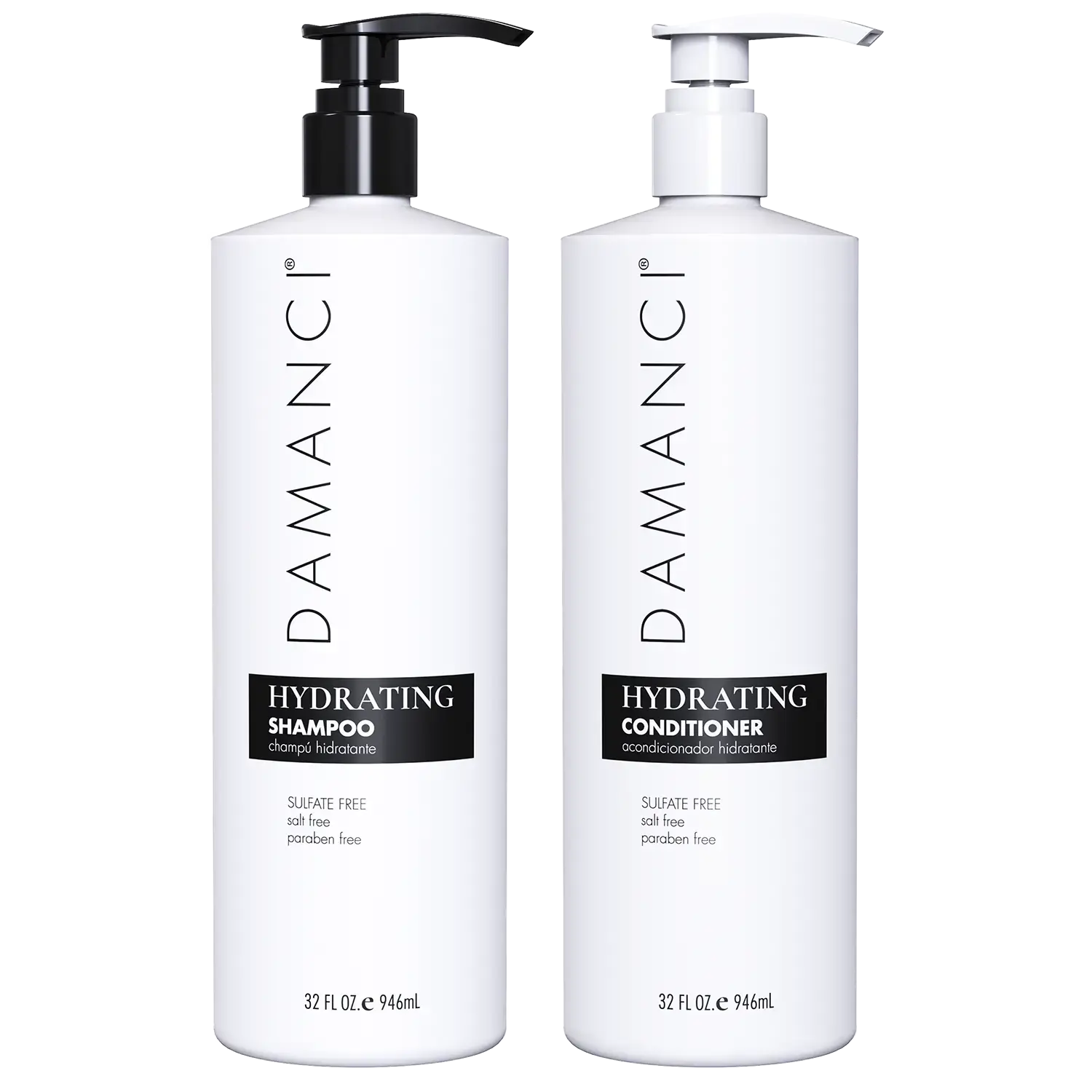 Hydrating Shampoo and Conditioner Set – Sulfate-Free, Keratin & Collagen Infused for Dry, Frizzy or Damaged Hair