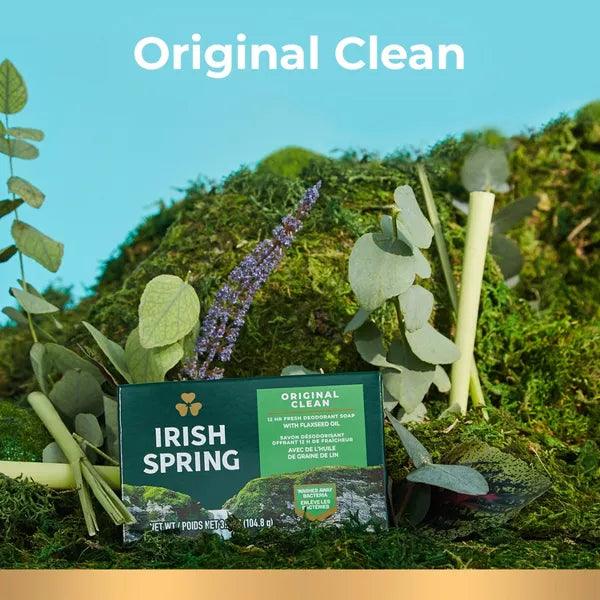 Irish Spring Original Bar Soap for Men - 12-Hour Freshness - 2.5 oz
