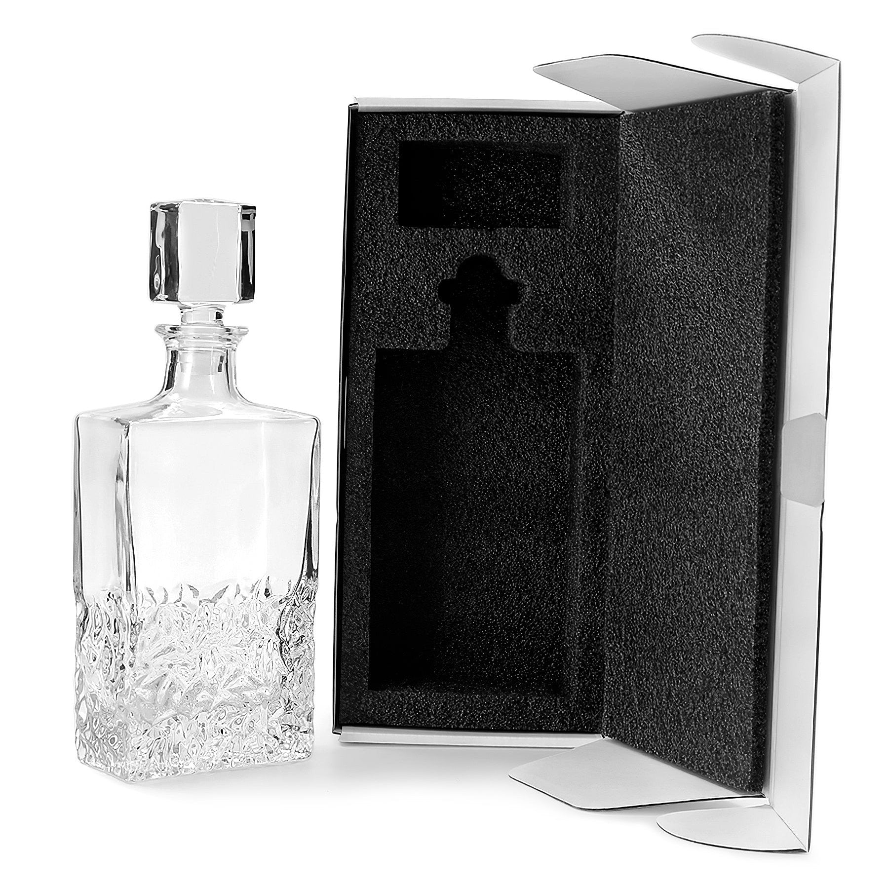 Whiskey Decanter - Rectangle - 750ML-0