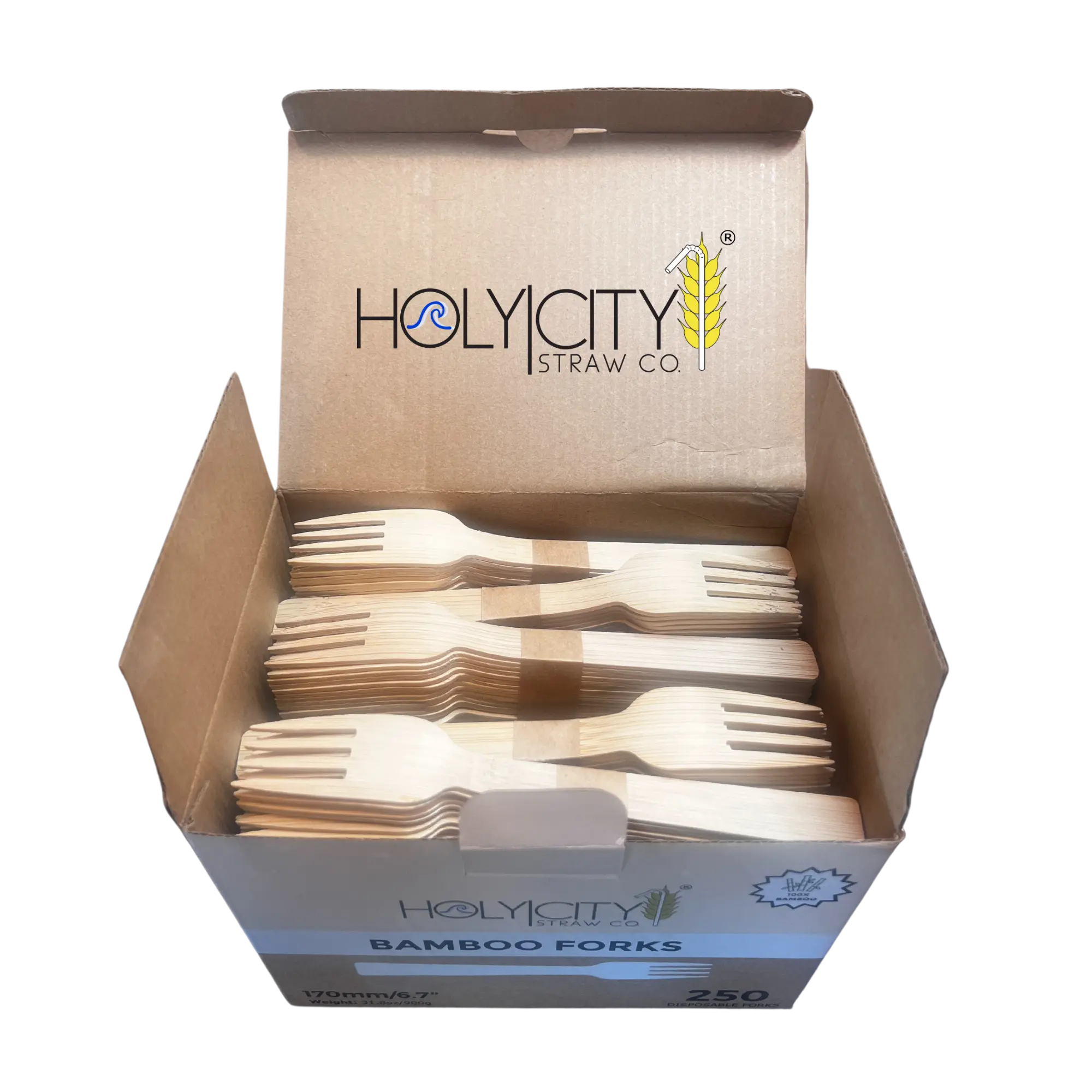 6.7" Bamboo Forks-4