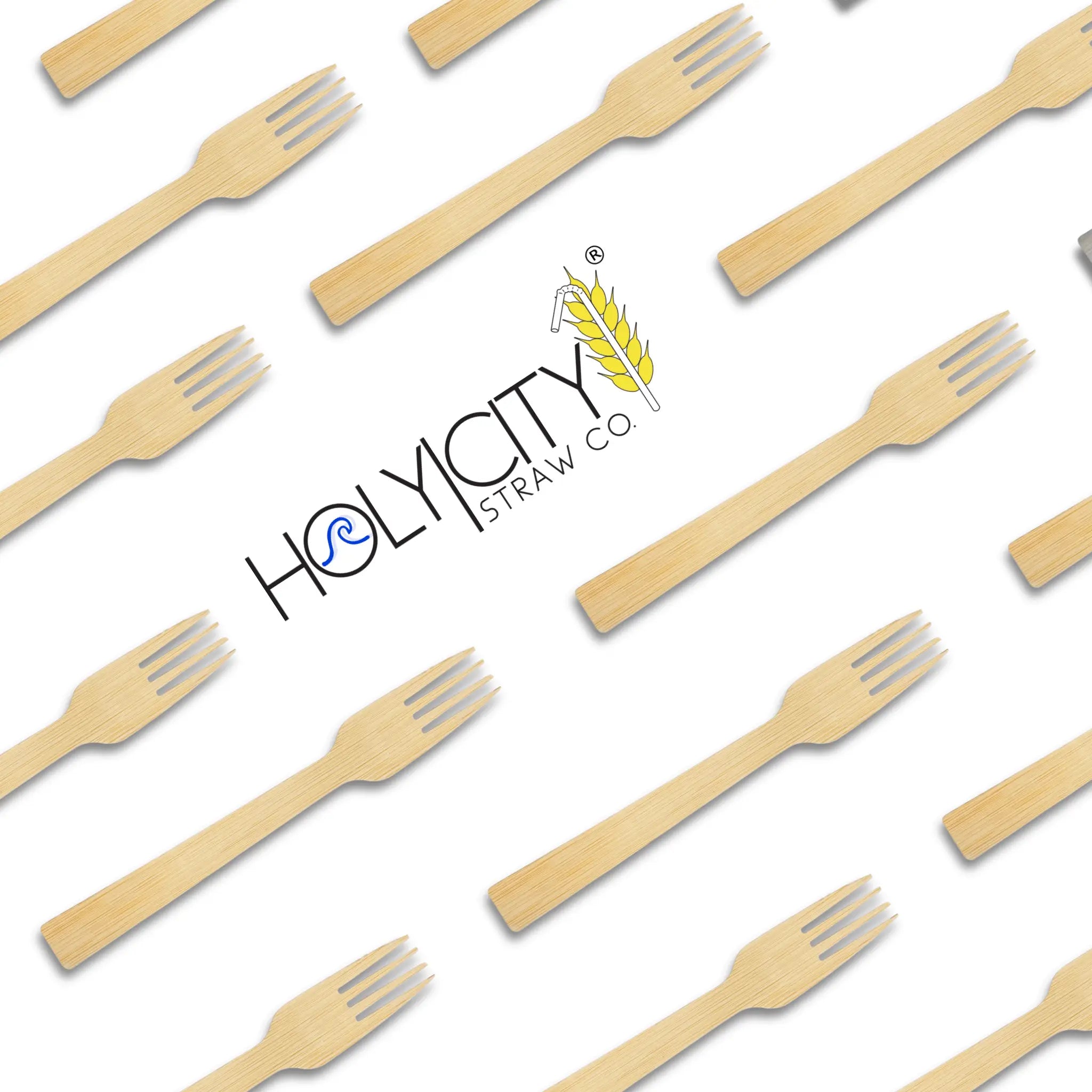 6.7" Bamboo Forks-2
