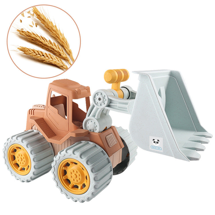 Kids Wheat Straw Excavator Toy | Eco-Friendly Beach Sand Digger