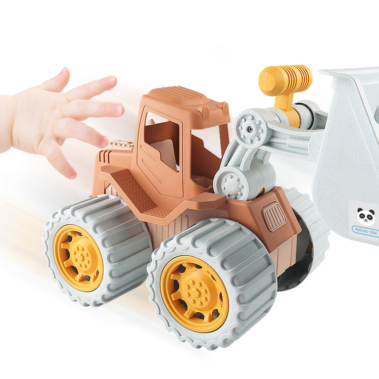Kids Wheat Straw Excavator Toy | Eco-Friendly Beach Sand Digger