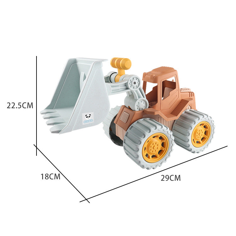 Kids Wheat Straw Excavator Toy | Eco-Friendly Beach Sand Digger