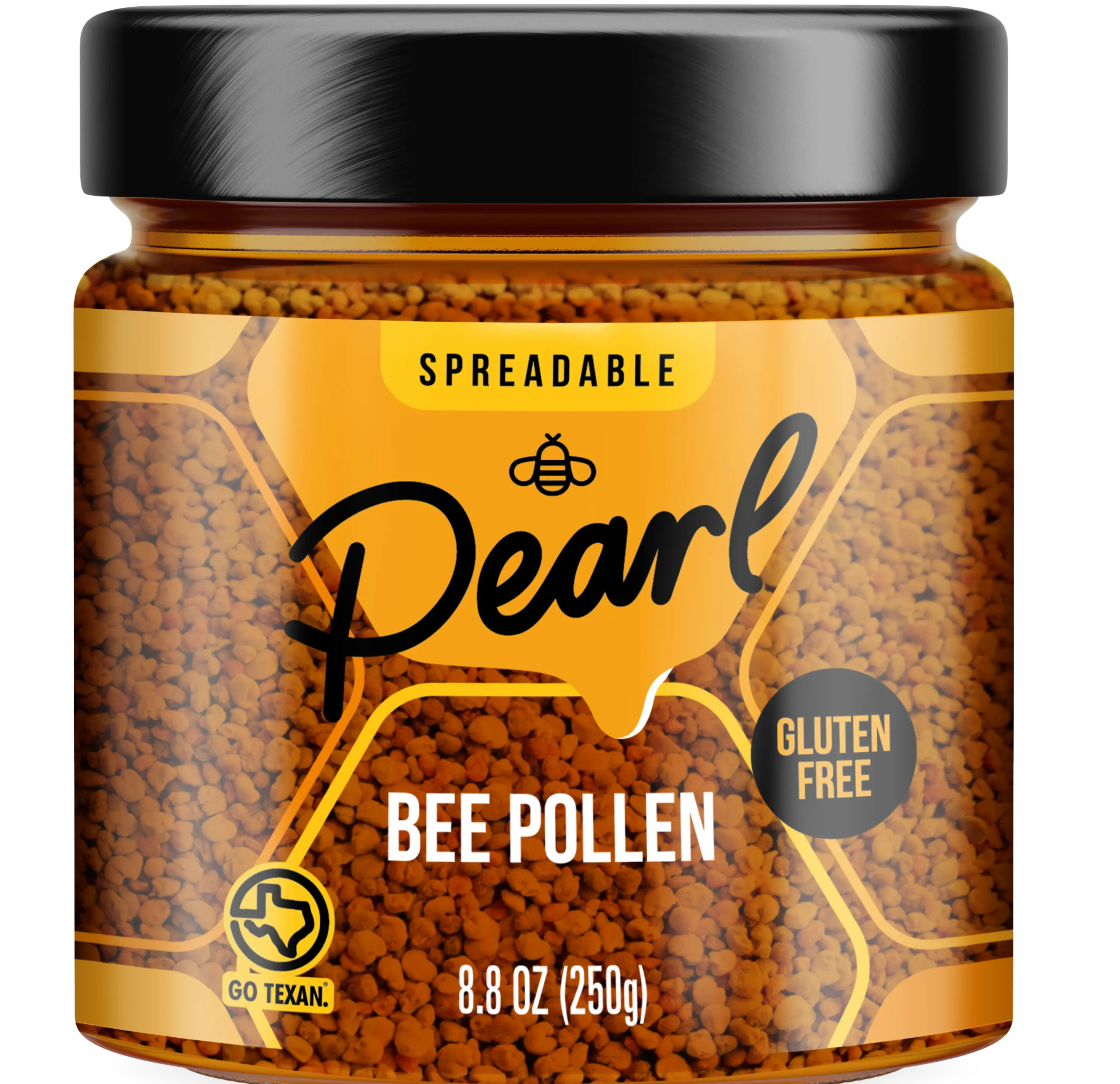 Bee Pollen Granules – 100% Natural Superfood Supplement, Rich in Protein, Vitamins, Amino Acids & Enzymes – Perfect for Smoothies, Yogurt & Healthy Recipes Pearl-HONEY SPREADS