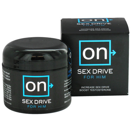 Sensuva ON Sex Drive Testosterone Cream – 1.7 oz Male Performance & Libido Booster with Natural Extracts