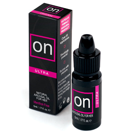 Sensuva ON Natural Arousal Oil Ultra – 5ml Clitoral Stimulation Oil for Women | Enhances Arousal & Lubrication