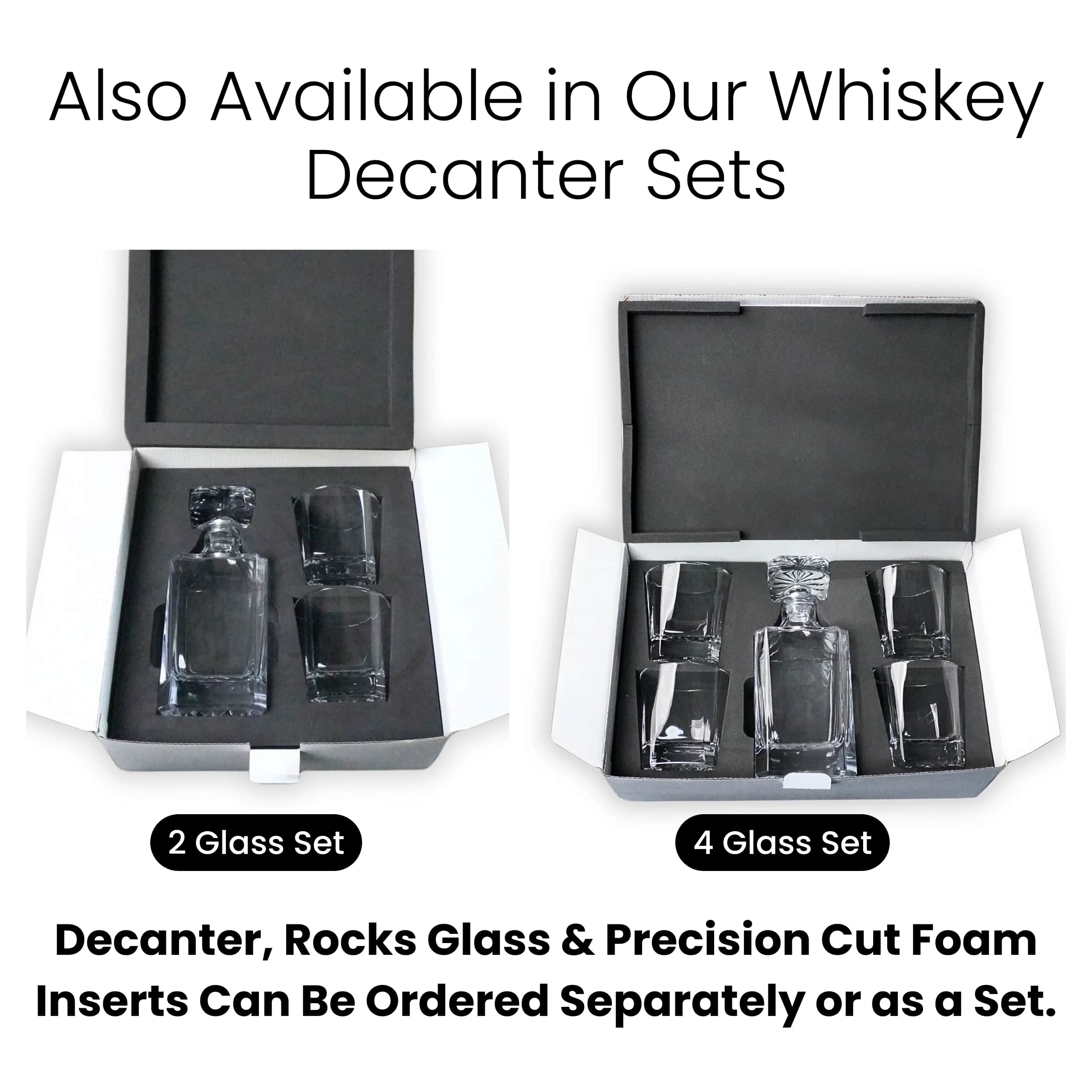 Whiskey Decanter - Square - 750mL-4
