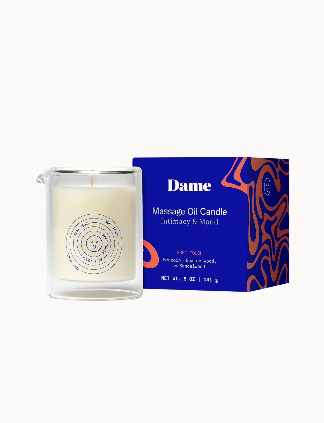 Luxury Aromatherapy Massage Oil Candle - Plant-Based Relaxation by Dame Products