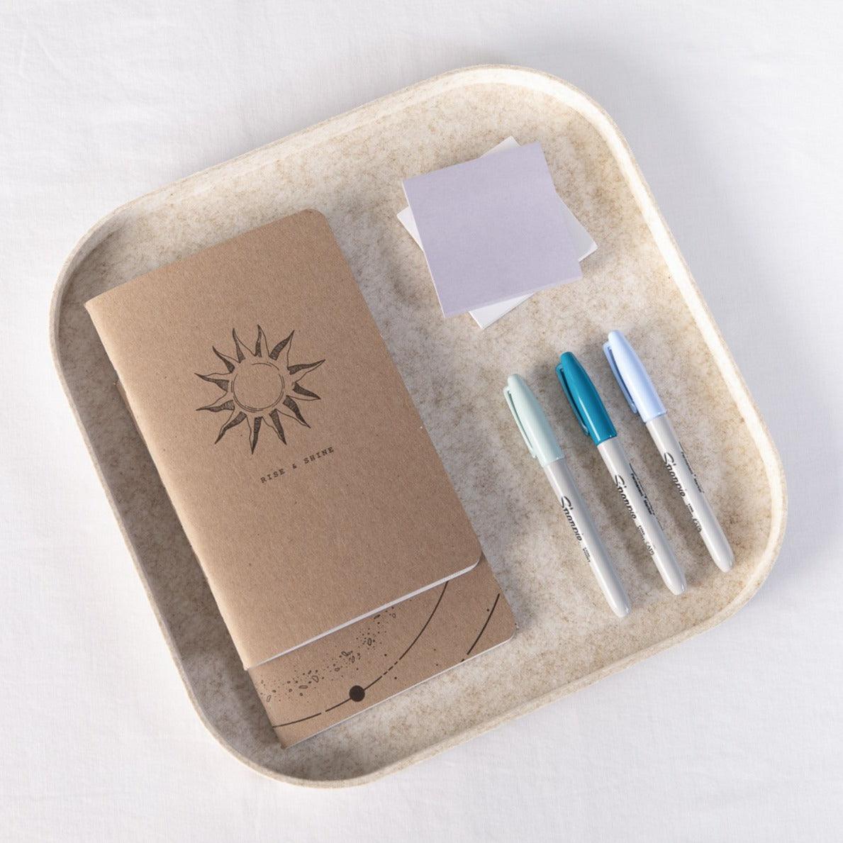 Minimalist Multi-Purpose Organizer Tray & Lid for Sculpted Bin