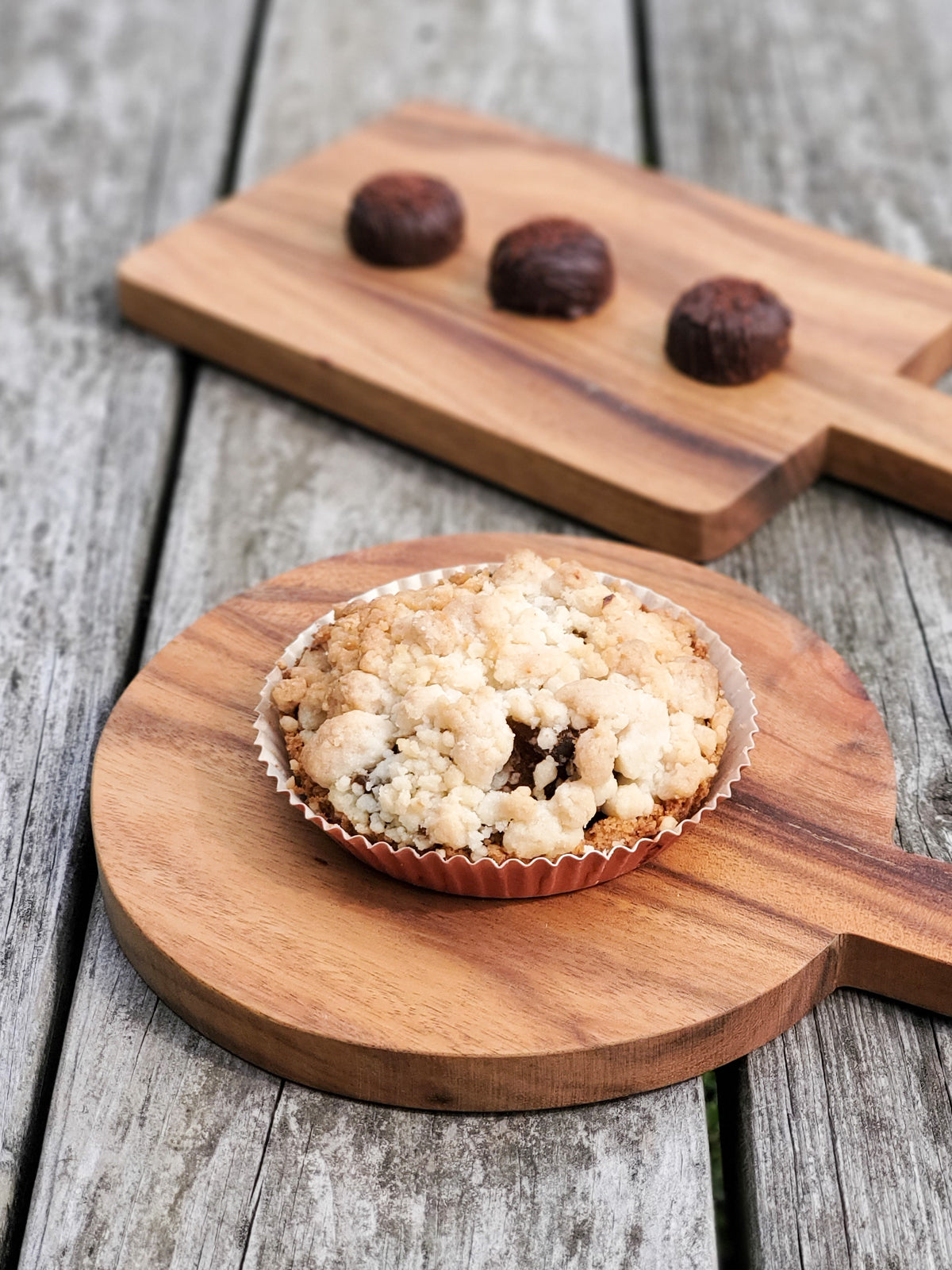 Handcrafted Albizia Wood Round Serving Board - Small, Natural, Eco-Friendly & Sustainable Dining Essentials for US Homes