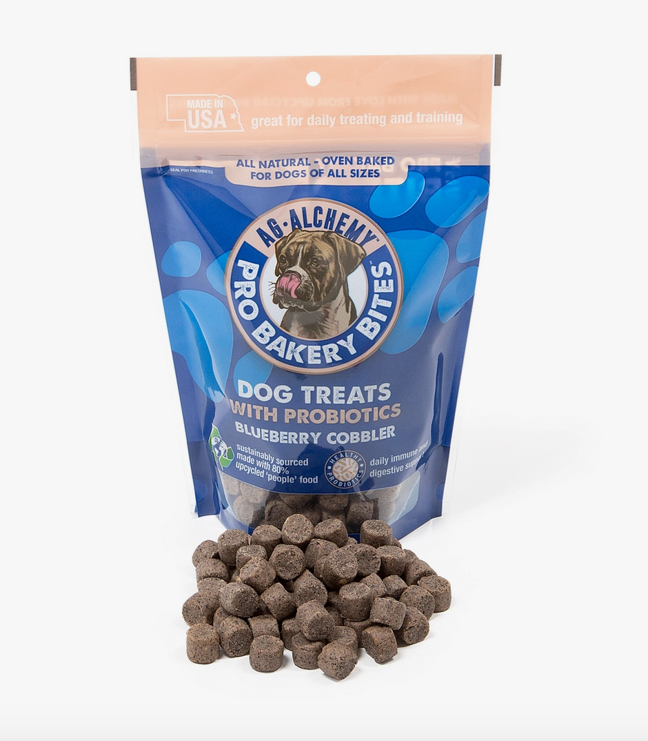 Blueberry Cobbler Probiotic Dog Treats - Immune & Digestive Health Made in USA