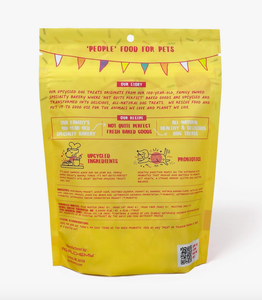 Banana Split Probiotic Dog Treats - Gut Health Boosters Made in USA 