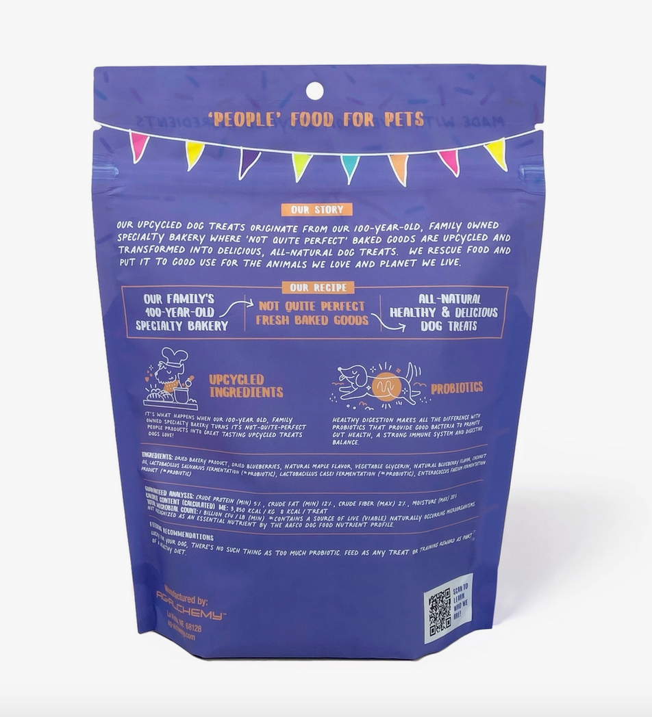 Blueberry Probiotic Dog Treats - Boosts Digestive Health & Immune Support 