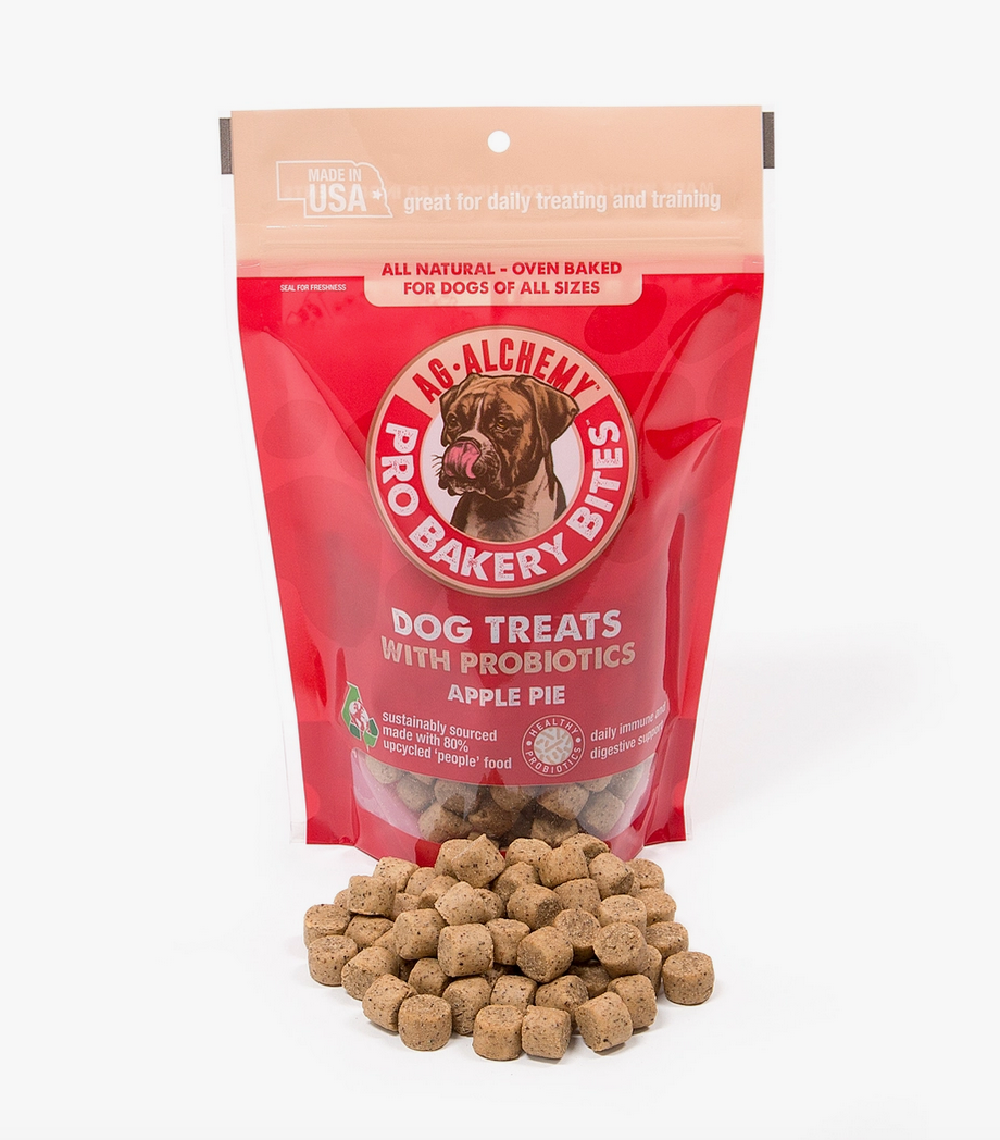 All-Natural Apple Pie Probiotic Dog Treats - USA Made, Supports Digestive Health 