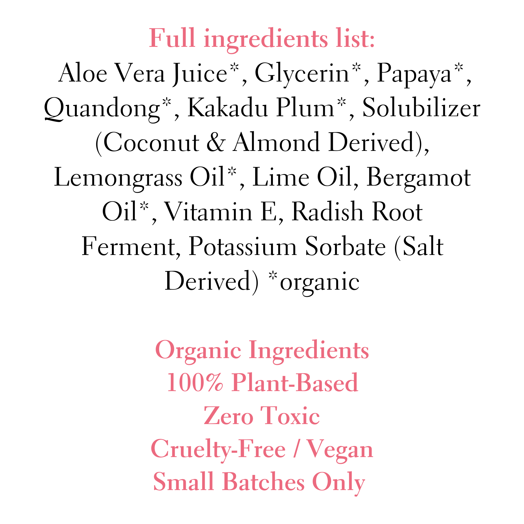 Quandong Radiance Wake-Up Hydrating Mist – Organic, Vegan & AHA-Enriched Skin Revitalizer