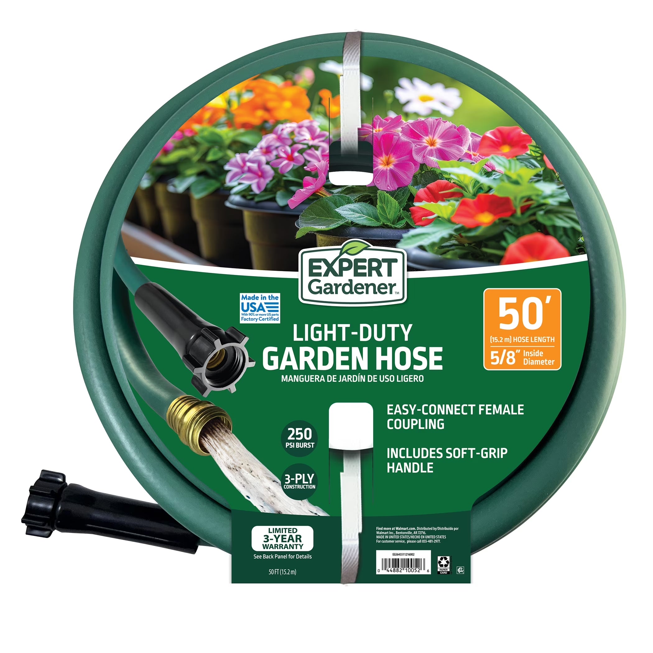 Expert Gardener 5/8-Inch X 25-Foot Light Duty Garden Hose