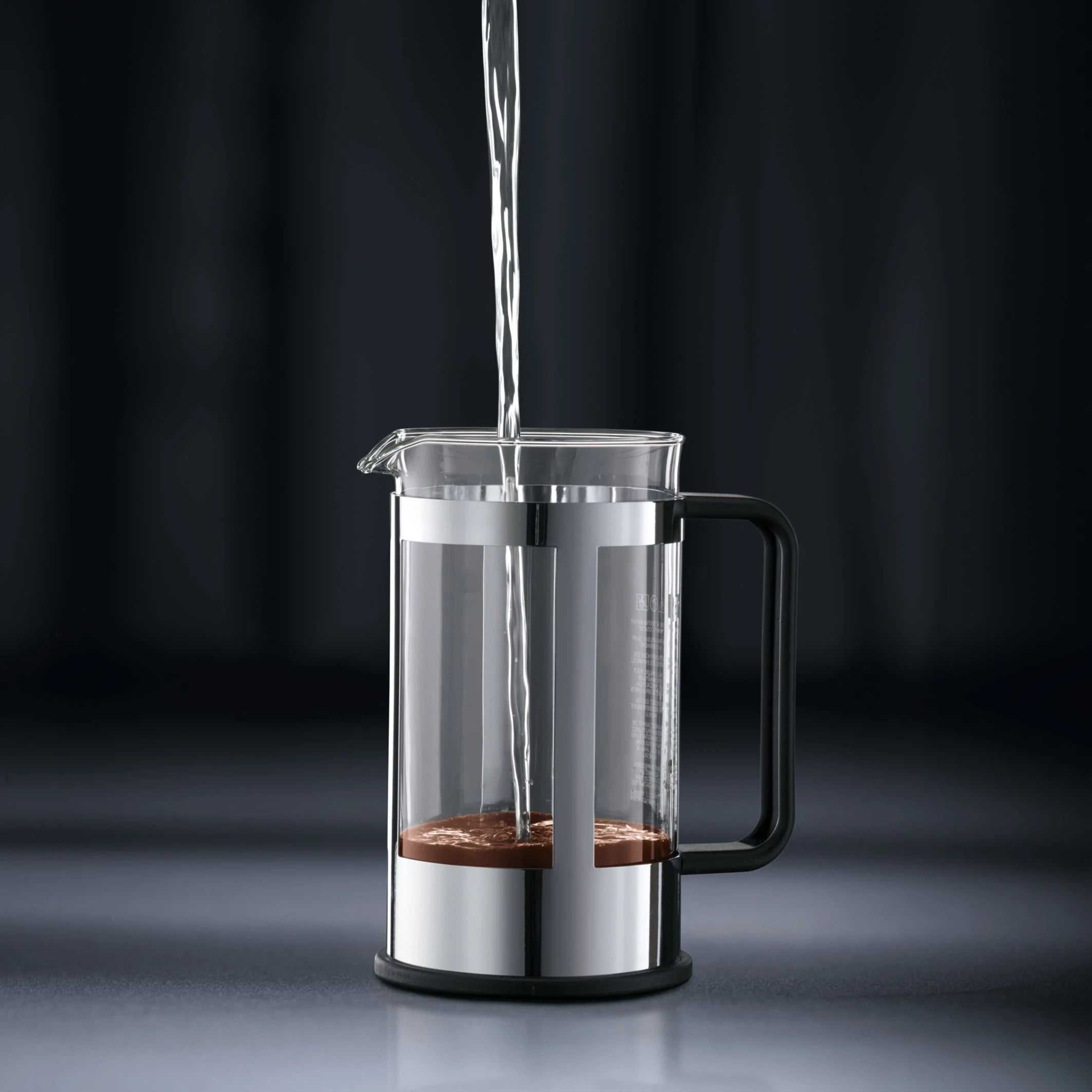 Bodum 17 Oz Kenya French Press Coffeemaker, Stainless Steel, New