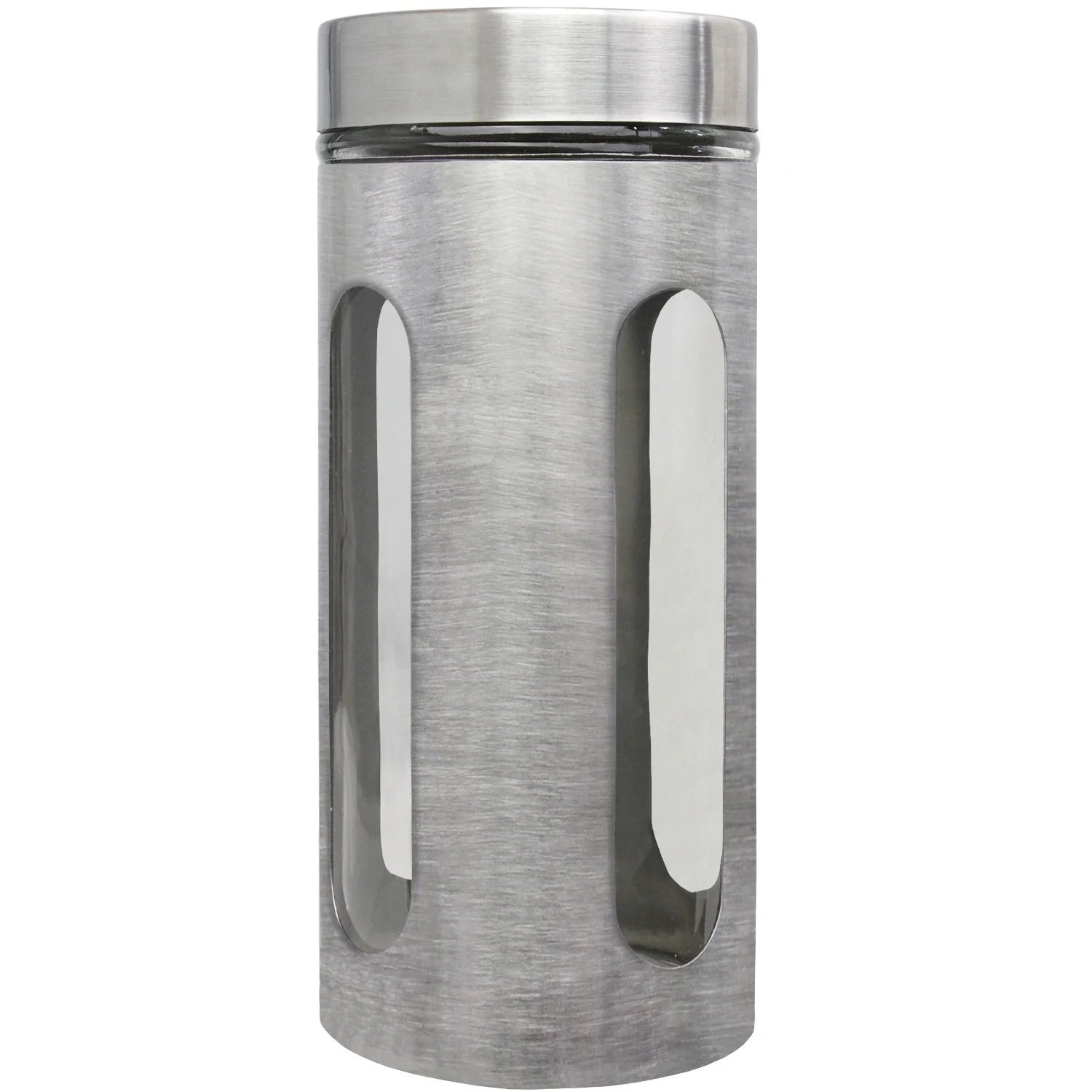 Blue Donuts 44Oz Stainless Steel Canister with Window