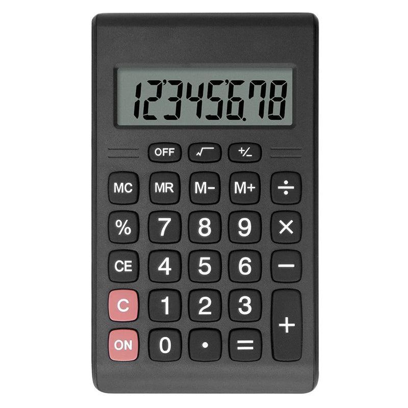 Portable 8-Digit Basic Function Calculator for Office and Travel 