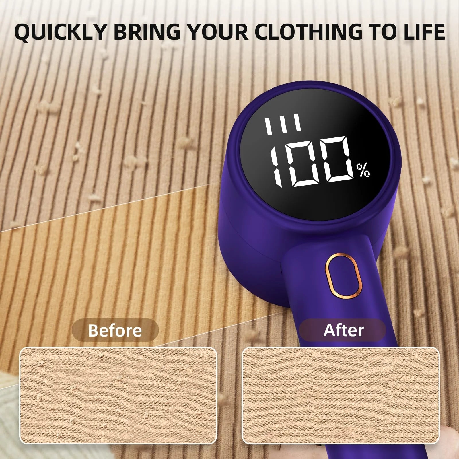 Frsara Fabric Shaver, Lint Remover Rechargeable, Electric Portable Sweater to Remove Pilling for Clothes, Furniture, Sweater, Couch, Blanket