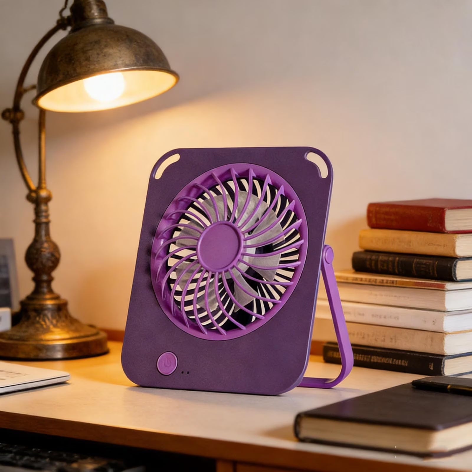 USB Desktop Fan High Wind Power Portable Mini Fan Quiet Personal Cooling for Office Home Travel by PALIFEUR