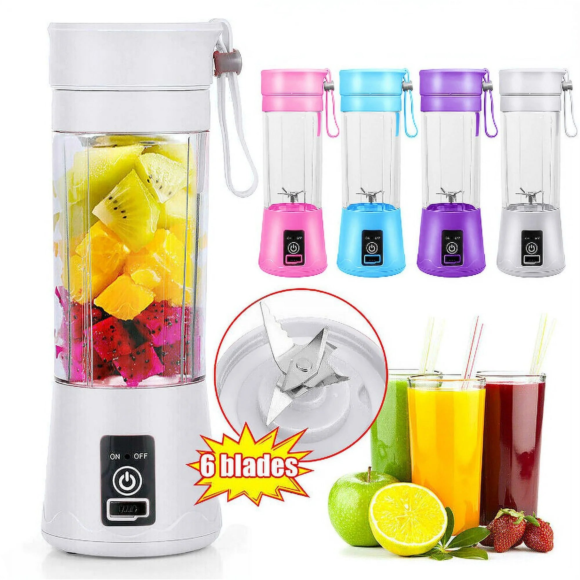 Dg-Direct 180 W 0.4 Qt Portable Blender, Blue