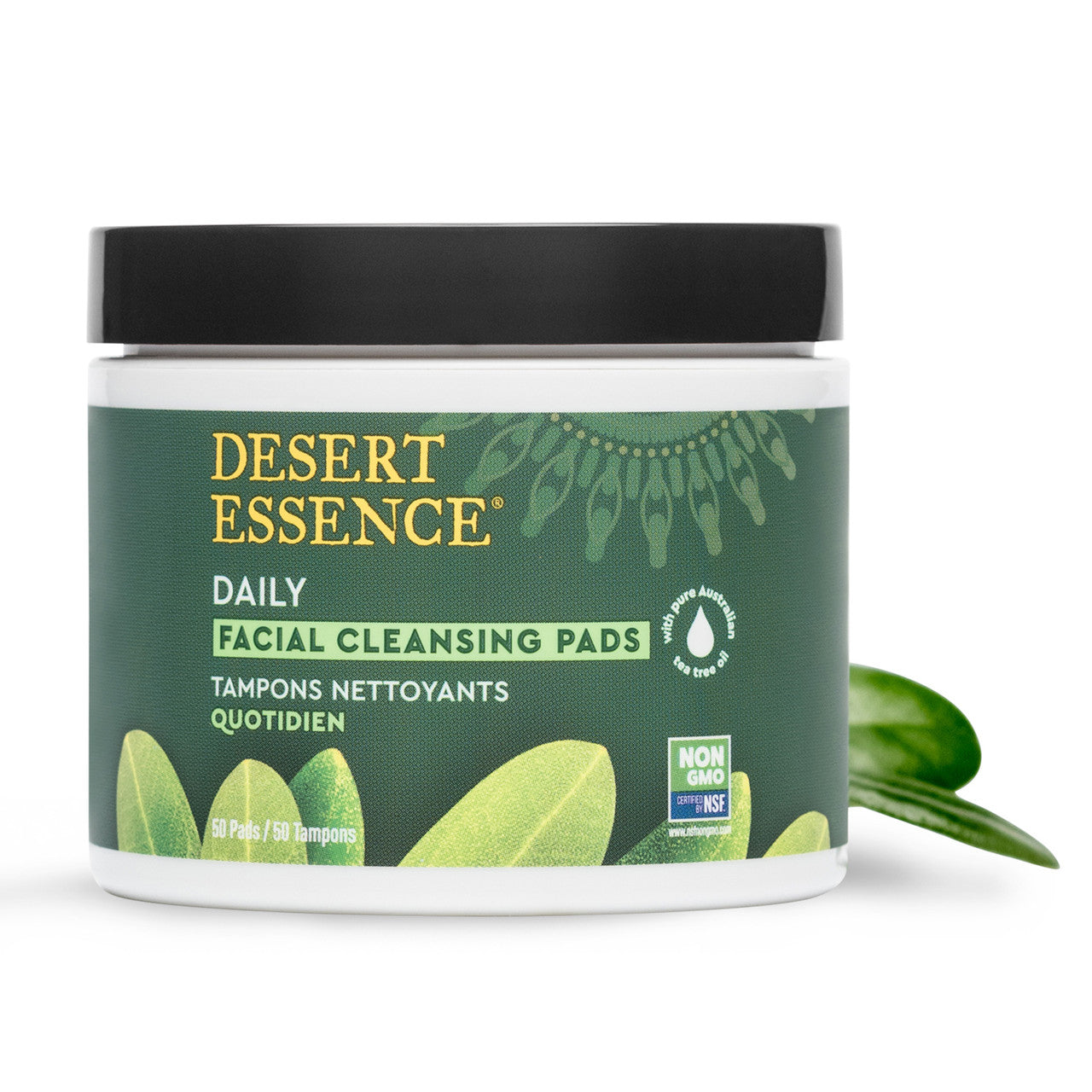 Desert Essence Tea Tree Cleansing Pads (1x50 Pads)-1