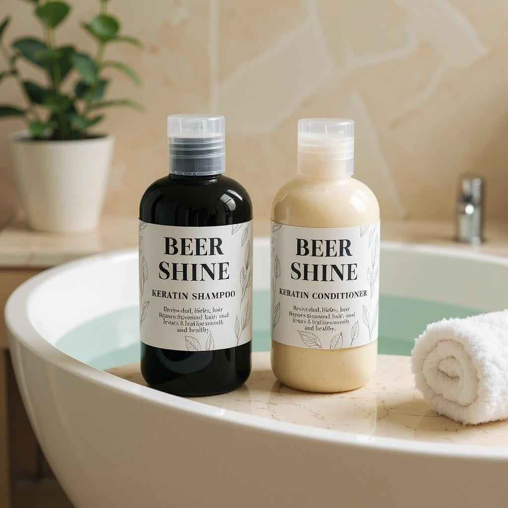 Beer Shine Keratin Repair Shampoo
