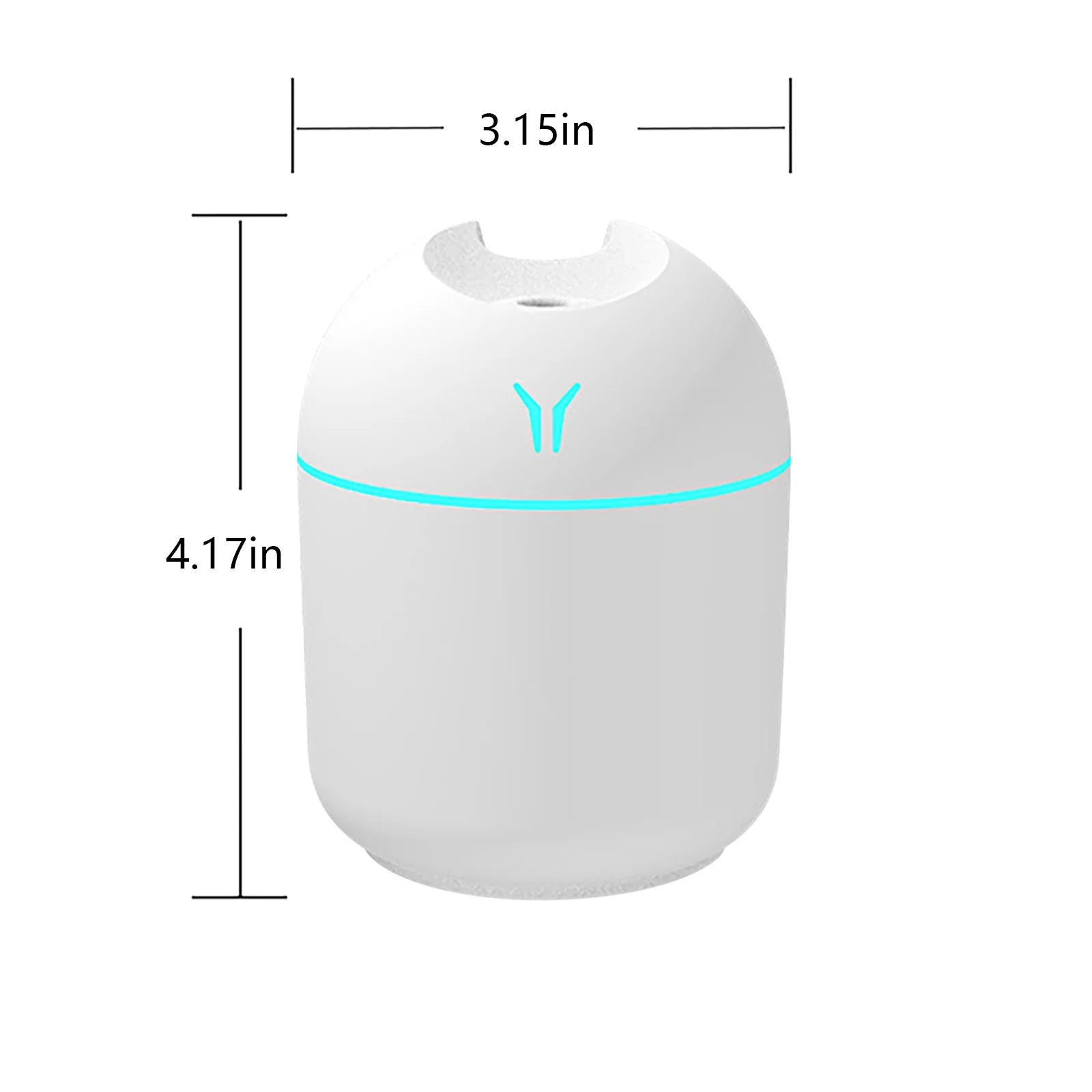 Vikakiooze 2023 Promotion on Sale, U Humidifier with Light ,Quiet Cool Mist Humidifier for Bedroom and Office ,Plants, Easy to Clean
