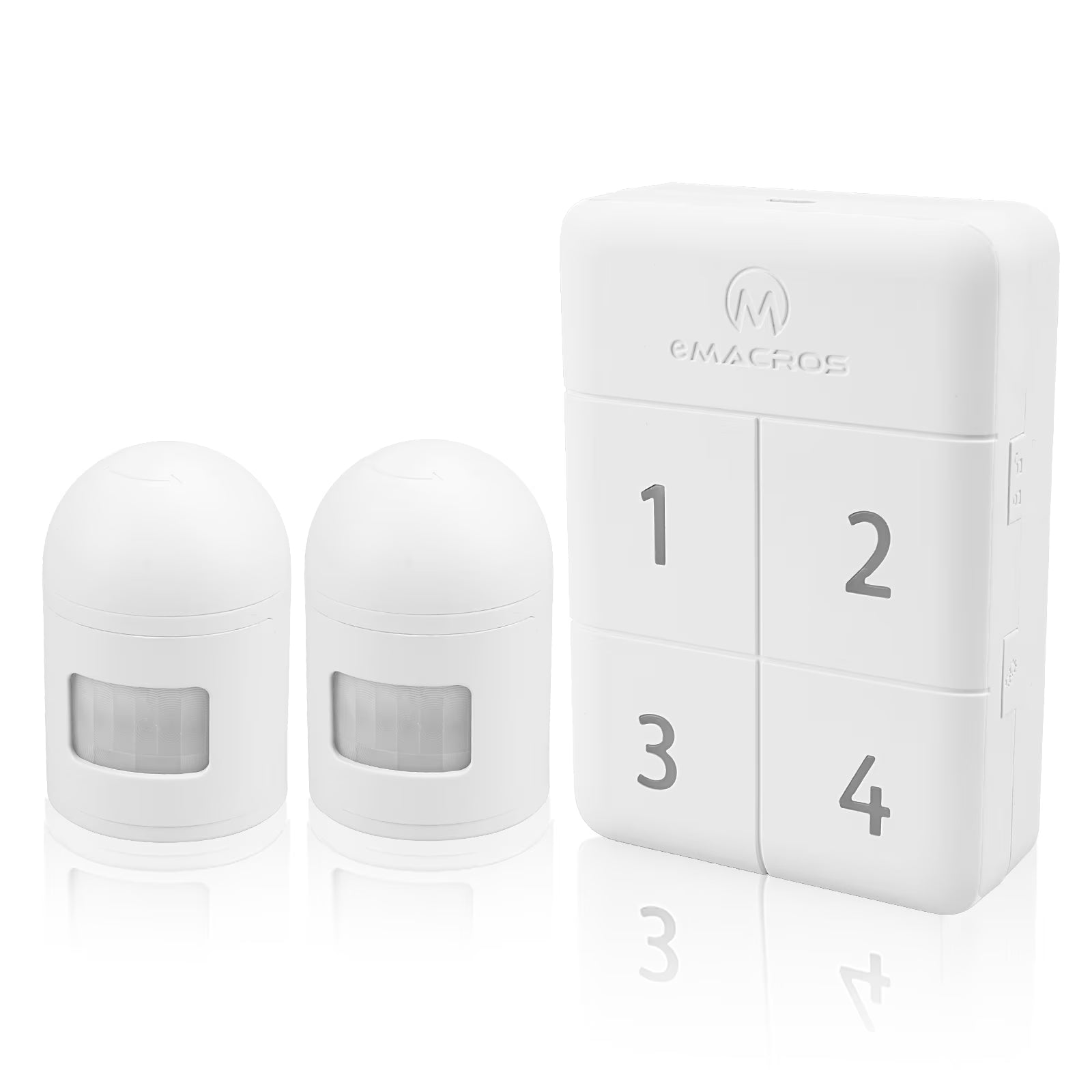Emacros, 500 FT Range Security Household Sensors & Alarms 2 Count