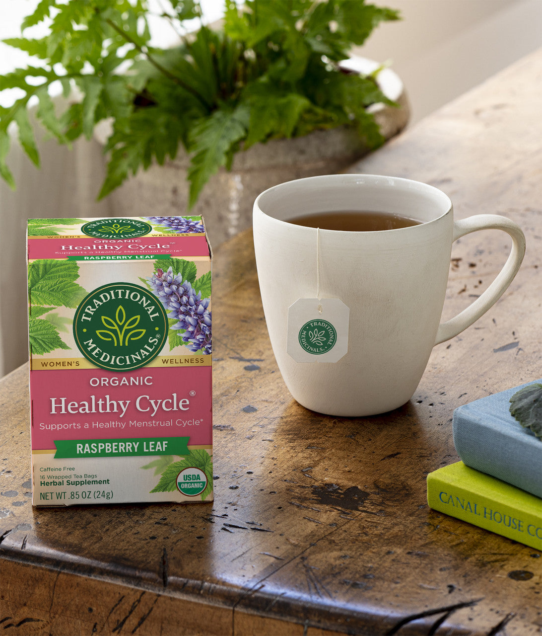 Traditional Medicinals Organic Female Toner Herbal Tea – Women’s Health & Hormonal Balance Support (6x16 Bags)