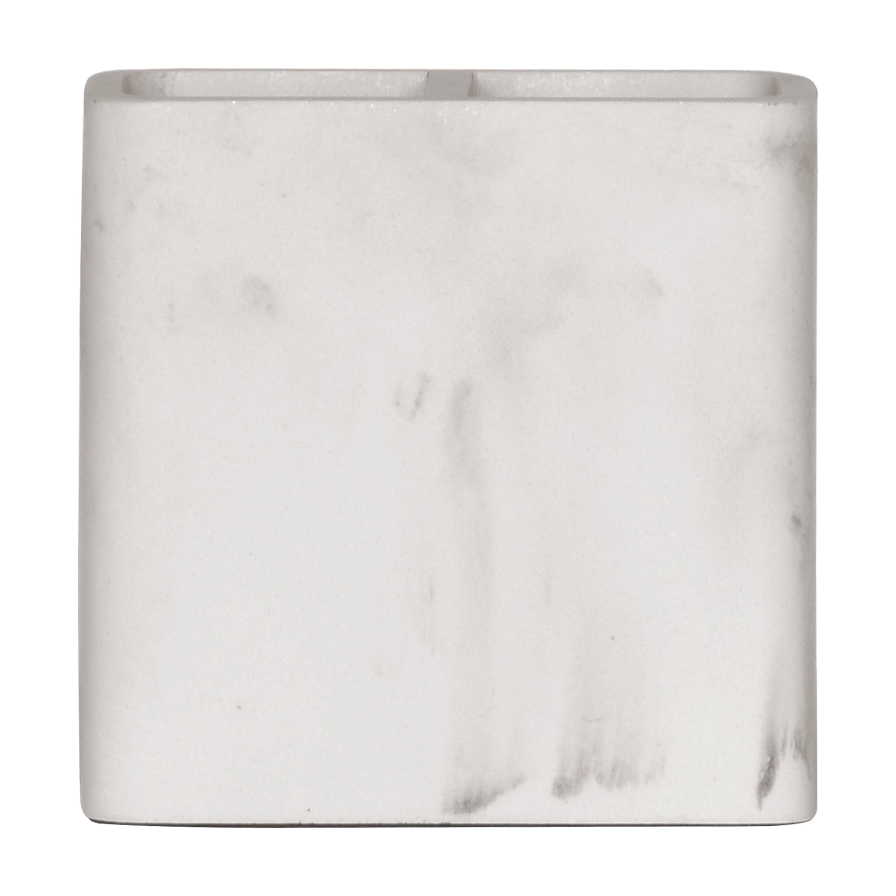 Better Homes & Gardens Faux Marble Toothbrush Holder, White