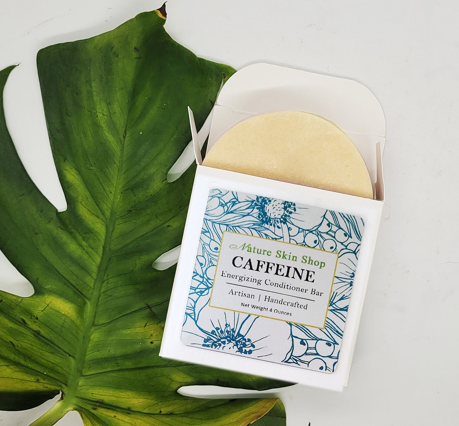 Caffeine Infused Hair Thickening Conditioner Bar - Energize & Strengthen for Fuller Hair