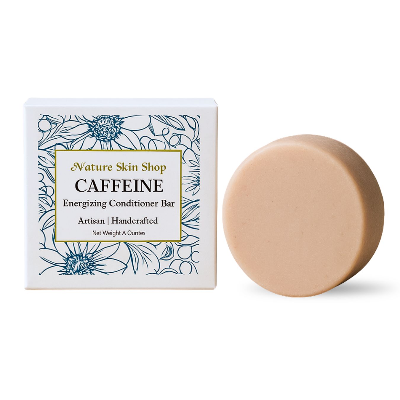 Caffeine Infused Hair Thickening Conditioner Bar - Energize & Strengthen for Fuller Hair