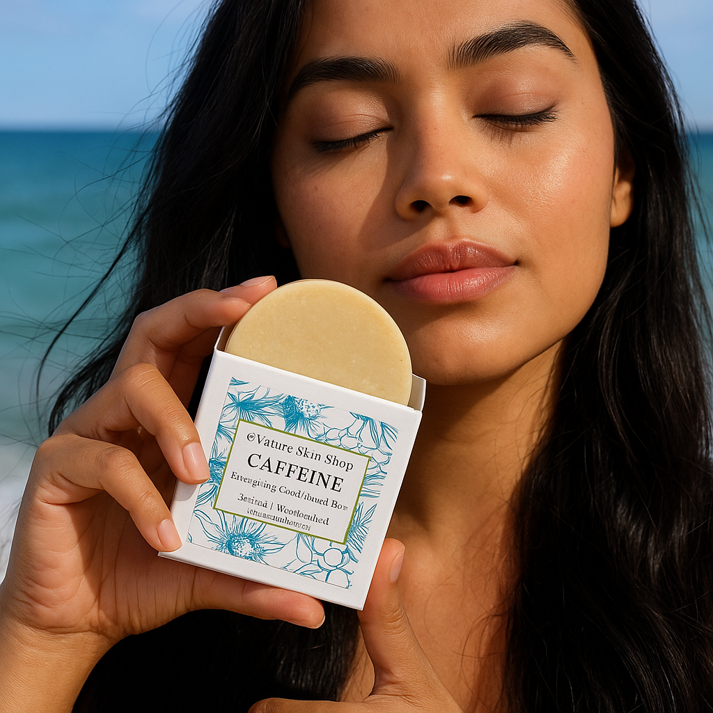 Caffeine Infused Hair Thickening Conditioner Bar - Energize & Strengthen for Fuller Hair