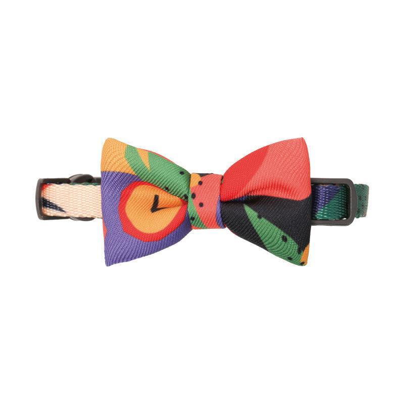 Chic Cotton Bow Tie Cat Collar - Trendy & Comfortable Pet Accessory for American Feline Fashion