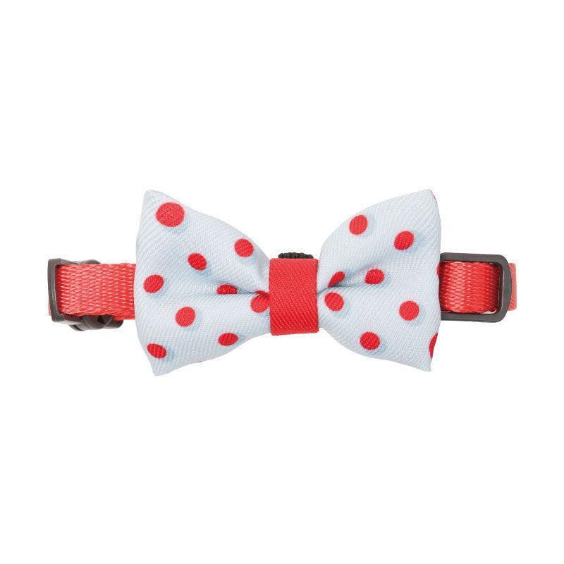 Chic Cotton Bow Tie Cat Collar - Trendy & Comfortable Pet Accessory for American Feline Fashion