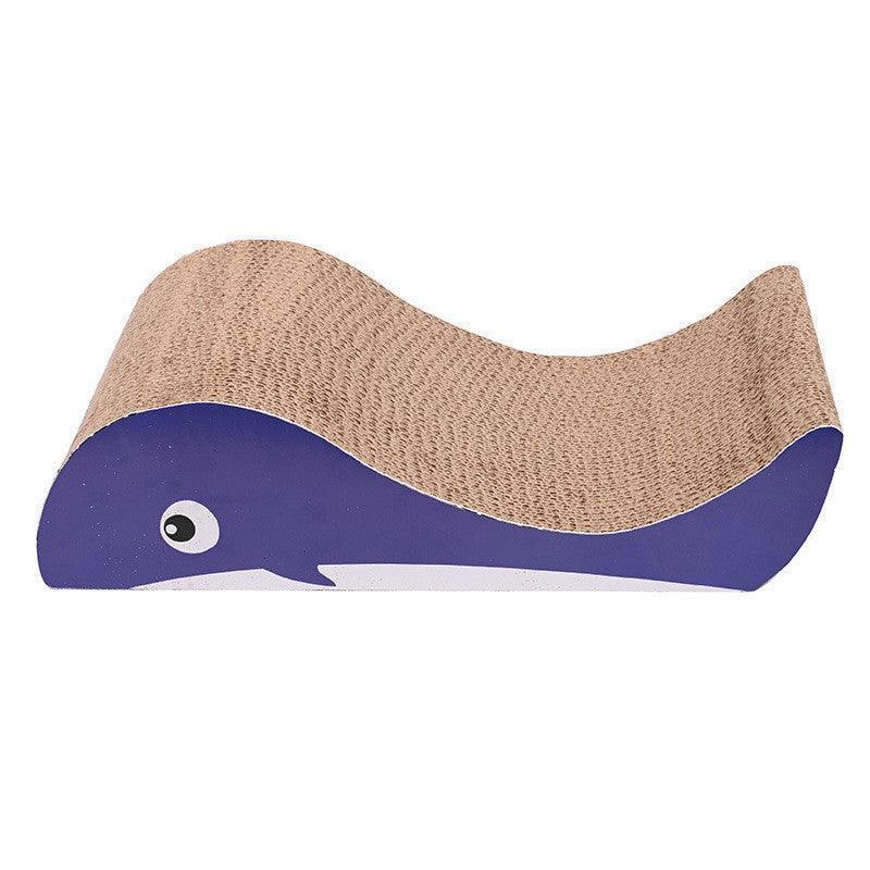 Ultimate Cat Scratcher Lounge - Premium Corrugated Cardboard with Catnip Bonus (Wave Design)