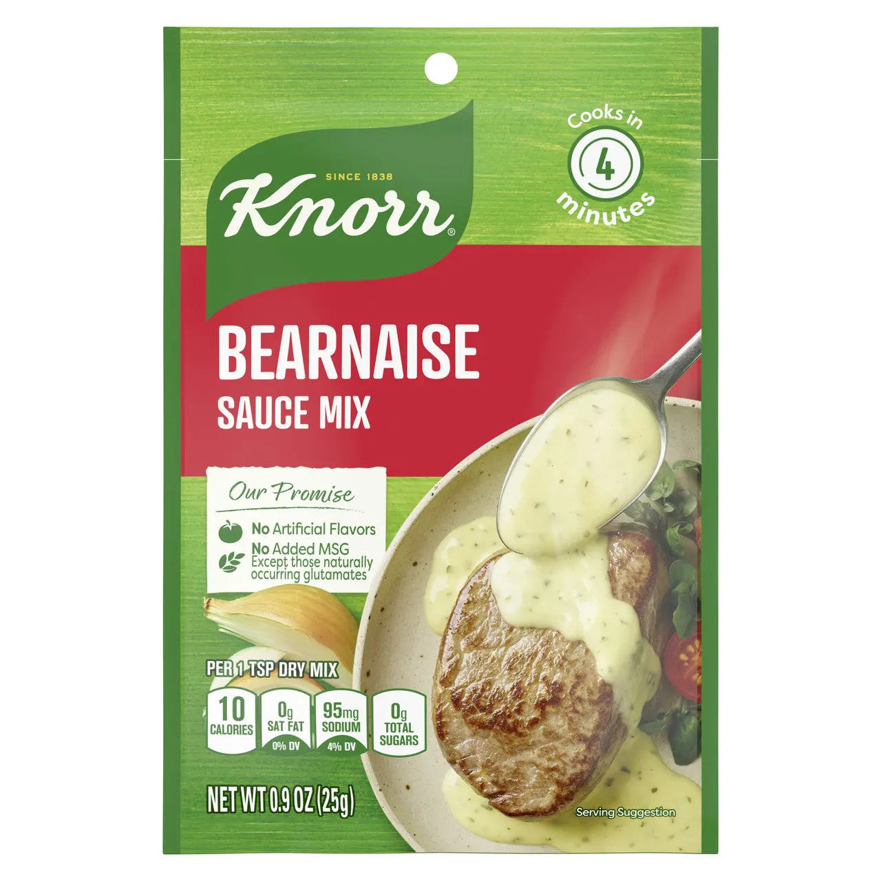 Knorr Béarnaise Sauce Mix (12 Pack, 0.9 oz Each) – Classic French Sauce for Steak, Seafood & Vegetables Enaraon