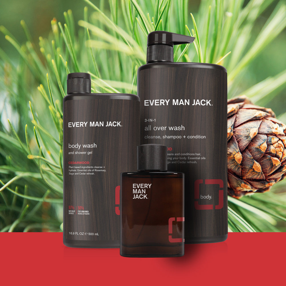 Every Man Jack Wash, Cedarwood (1x16.9 OZ)-2