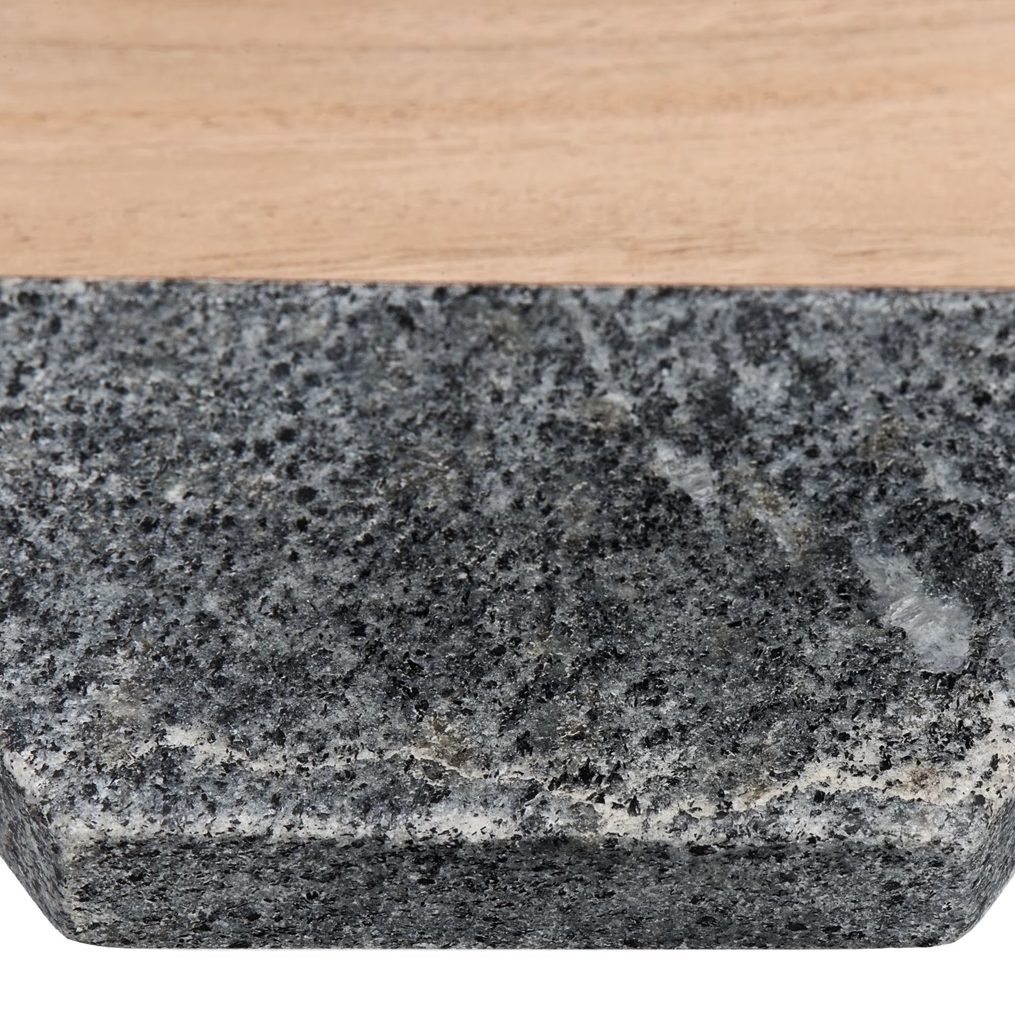 Better Homes & Gardens 4-Piece Wood and Stone Coaster Set