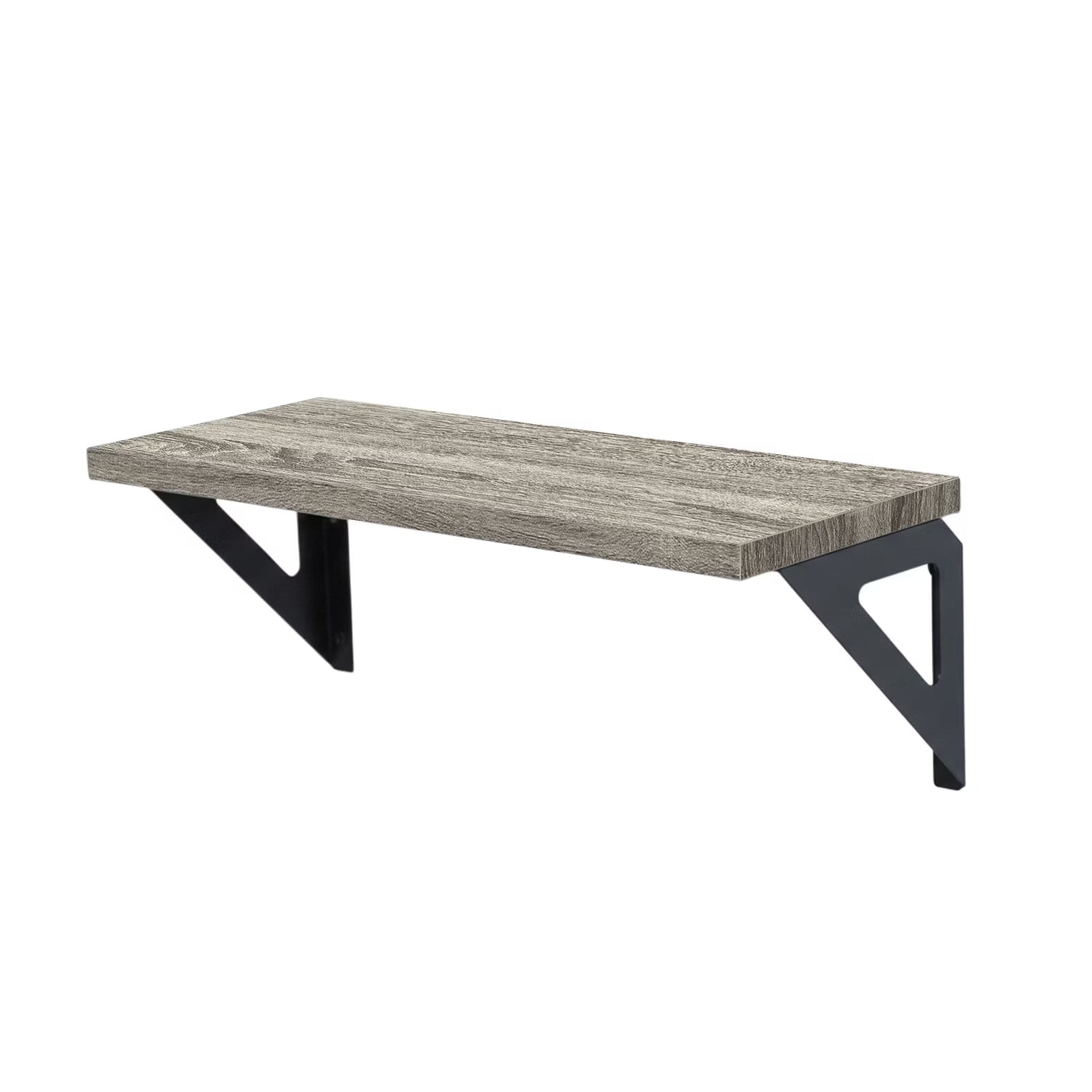 Hyper Tough 6 In. X 15 3/4 In. Rustic Gray Laminated Wood Shelf